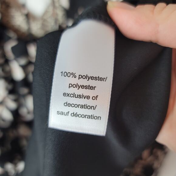 Maurices Dark Floral Long Bell Sleeve Mini Dress Size Small Boho Whimsigoth - Picture 9 of 10